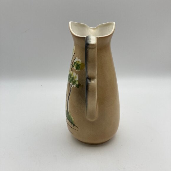 Vintage Nippon Yoko Boeki Co. Japan Asian Windmill 8" Porcelain Pitcher - Picture 5 of 7